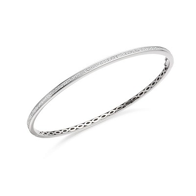 Princess Cut Diamond Bangle